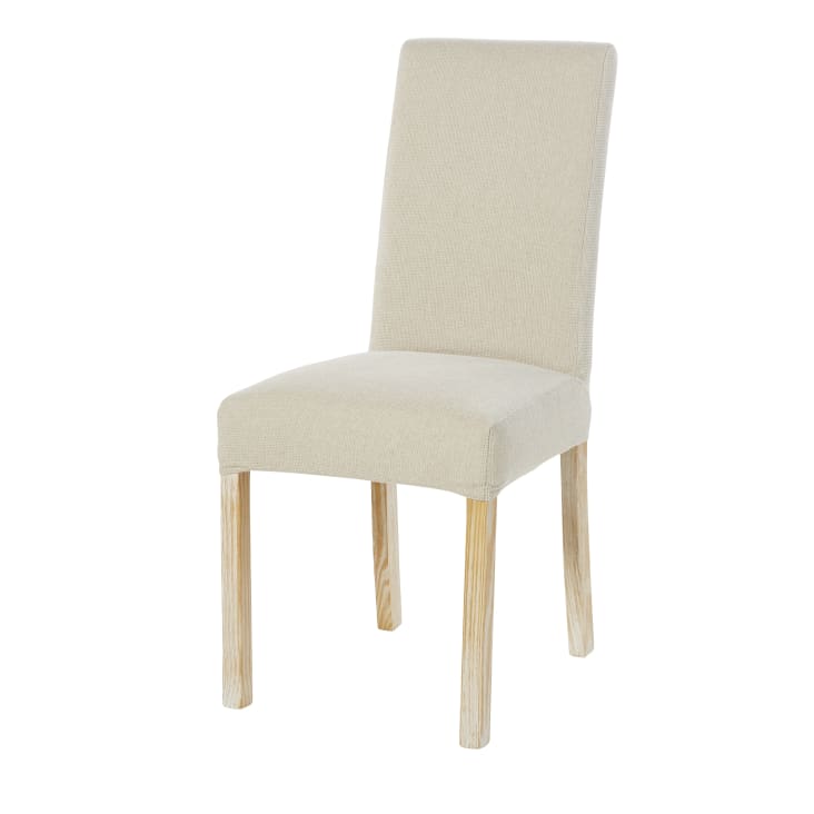 Maisons du Monde Margaux - Funda de silla de chenilla color crudo compatible con la silla MARGAUX