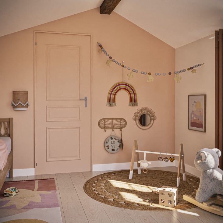 Maisons Du Monde MAROULA - Alfombra Redonda De Yute Marrón D160