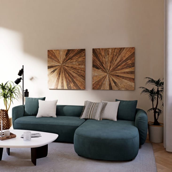 Maisons Du Monde MASAO - Decoración De Pared De Madera Reciclada 100x100