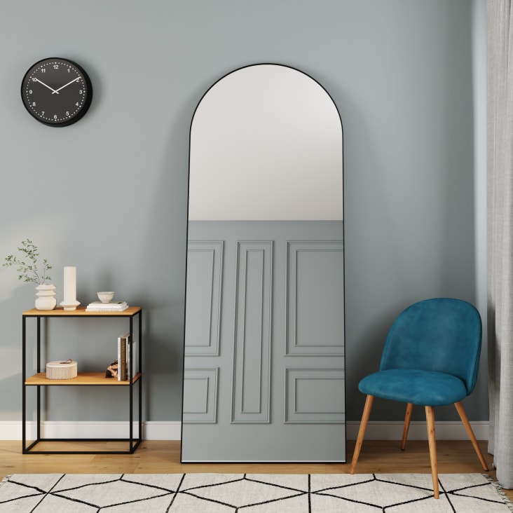 Maisons Du Monde MAXANDRE - Espejo De Arco Grande De Pie Negro 80x200