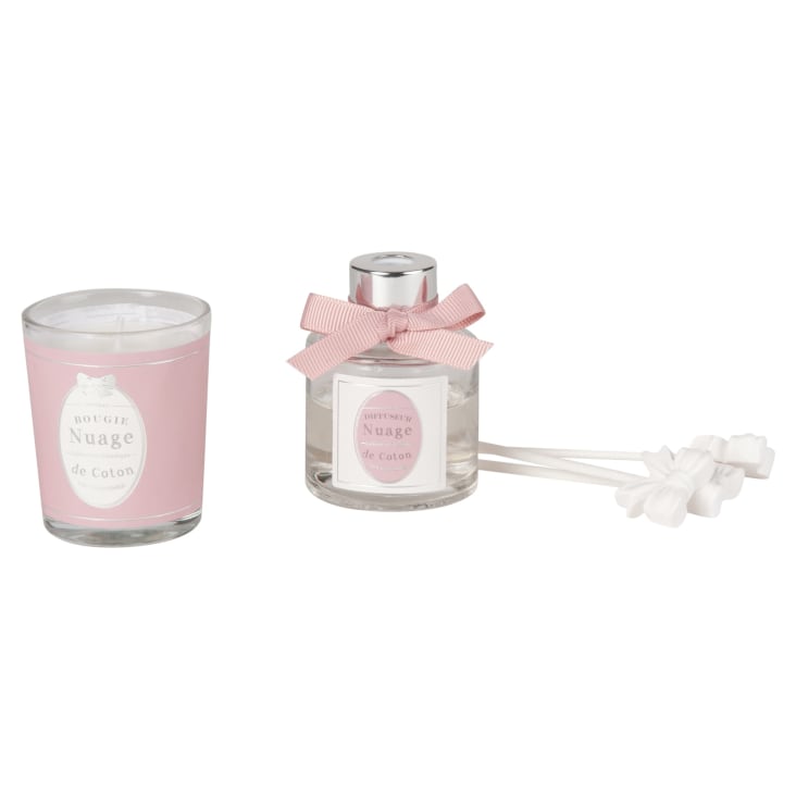 Maisons Du Monde Medaillon - Juego De Vela 50g Y Difusor De Perfume Algodón 30 Ml