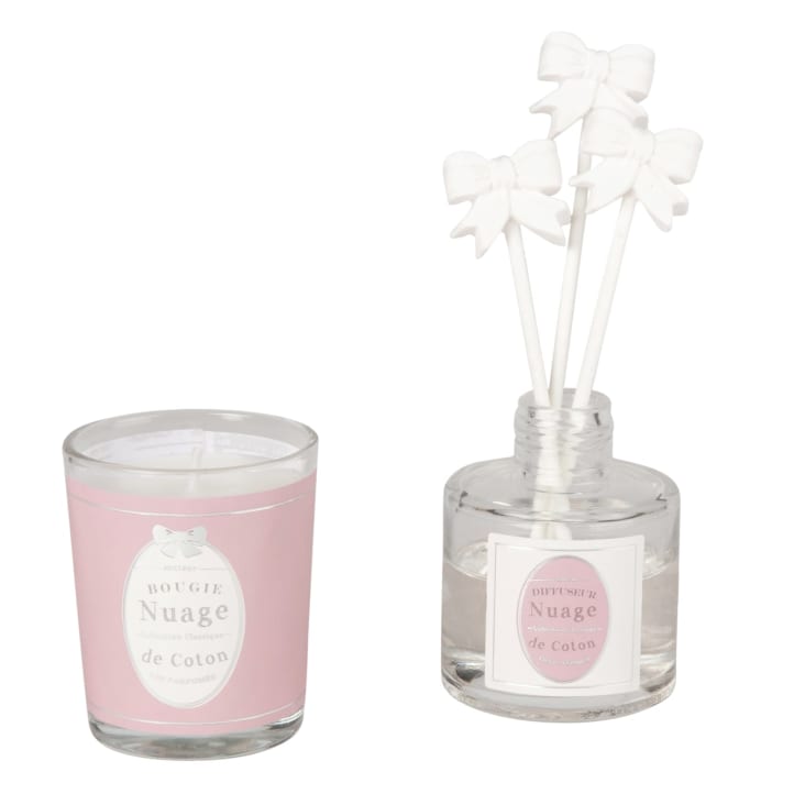 Maisons Du Monde Medaillon - Juego De Vela 50g Y Difusor De Perfume Algodón 30 Ml