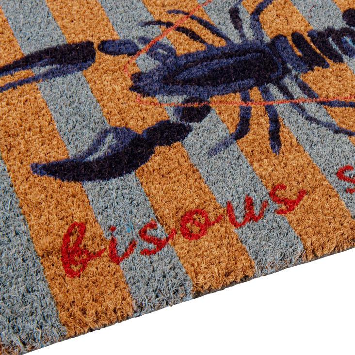 Maisons Du Monde Mejean - Felpudo De Fibra De Coco Tricolor 40x60 Cm