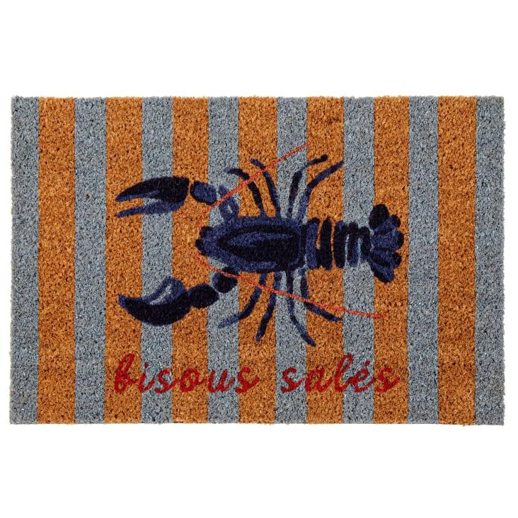 Maisons du Monde Mejean - Felpudo de fibra de coco tricolor 40x60 cm