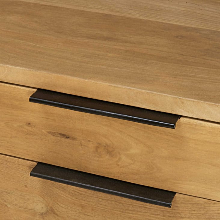 Maisons Du Monde Metropolis - Escritorio Con 4 Cajones De Mango Y Acacia