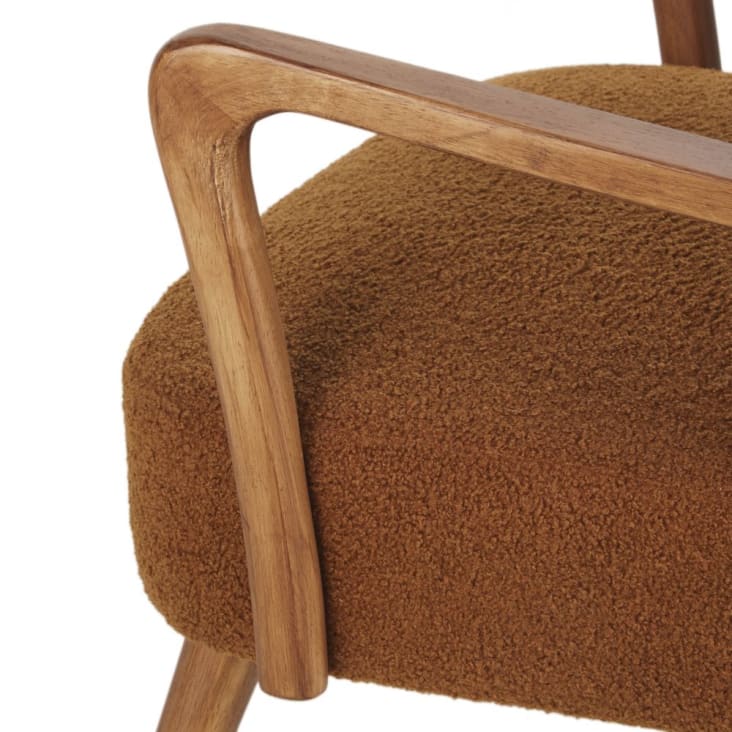 Maisons Du Monde Meyer - Sillón De Rizo De Color Ladrillo