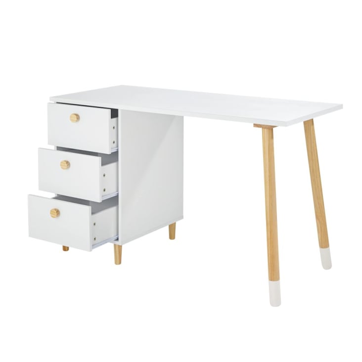 Maisons Du Monde Mika - Tablero Para Escritorio Blanco L.120
