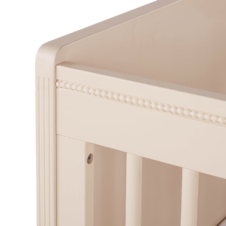 Maisons Du Monde Milie - Cama Evolutiva Para Bebé En Rosa Empolvado 70x140