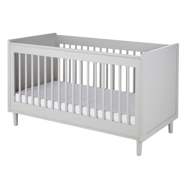 Maisons Du Monde Milie - Cuna Evolutiva Gris Claro 70x140