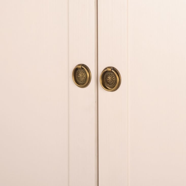 Maisons Du Monde Milie - Guardarropa Con 2 Puertas Y 2 Cajones En Rosa Empolvado