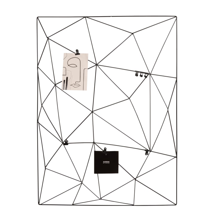 Maisons du Monde Milton - Marco multifotos de metal negro 59x80