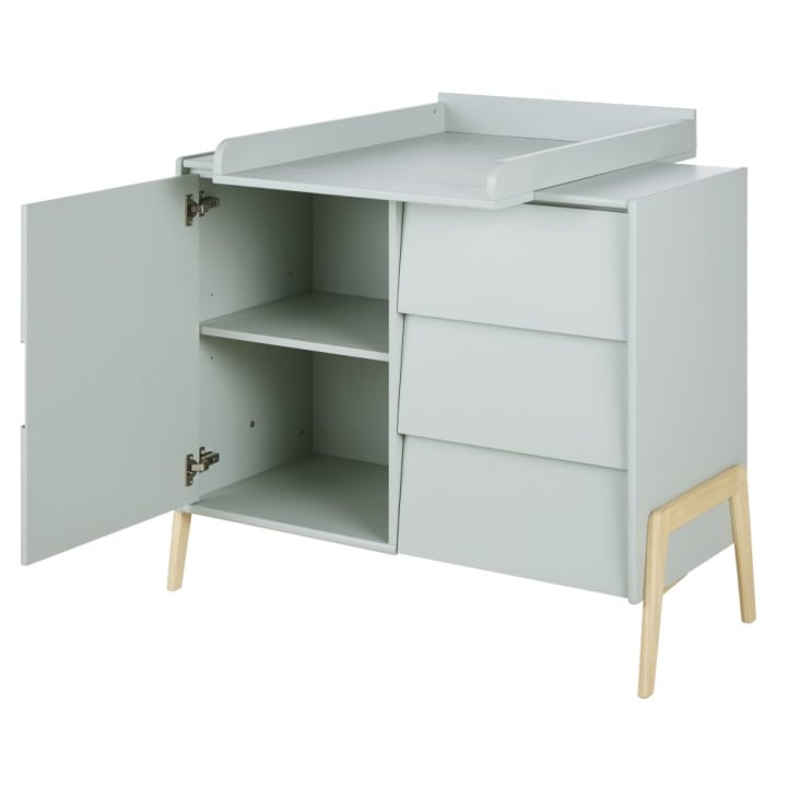 Maisons Du Monde Mimizan - Cambiador Para Cómoda Doble En Verde