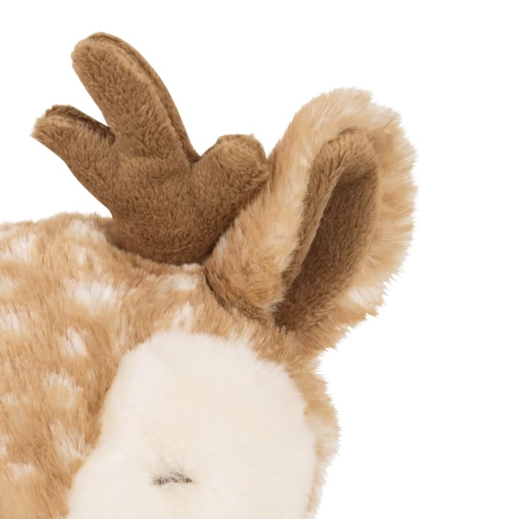Maisons Du Monde Mimizan - Ciervo De Peluche Blanco Y Marrón