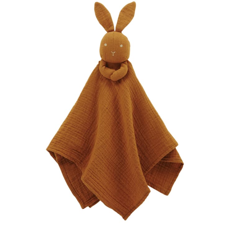 Maisons du Monde MIMIZAN - Mantita para bebé de fieltro con ardilla de algodón orgánico y bordados