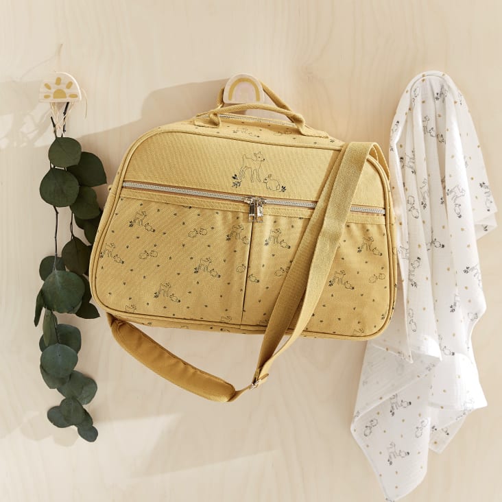 Maisons Du Monde Mimizan - Muselinas De Bebé De Algodón Orgánico Color Crudo Marrón Y Gris (x3)