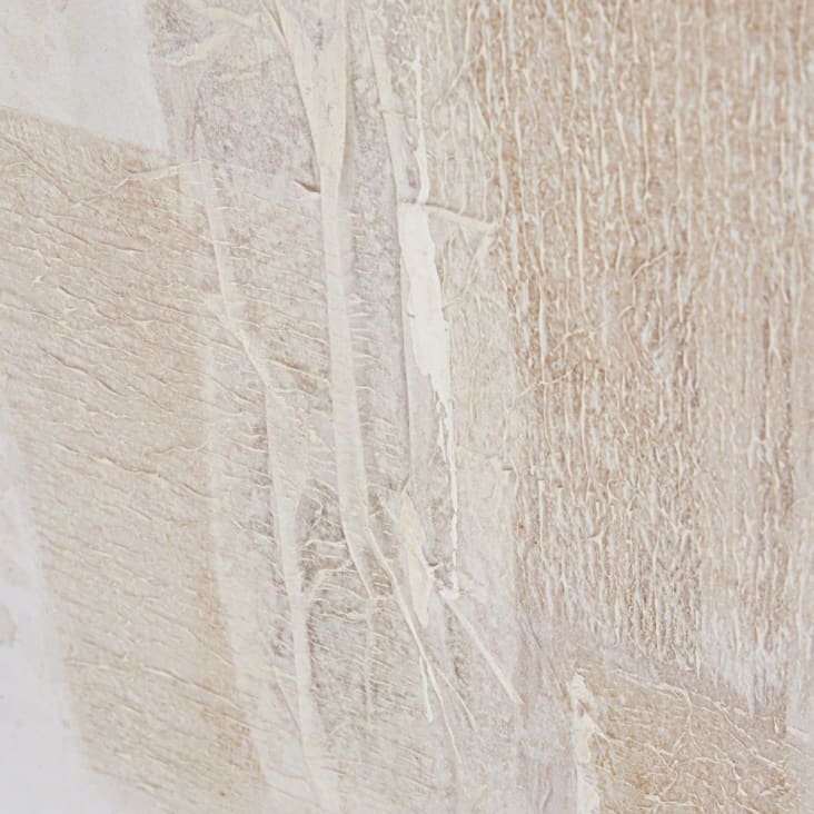 Maisons Du Monde MINORQUE - Tela Pintada Beige Y Marrón 150 X 50