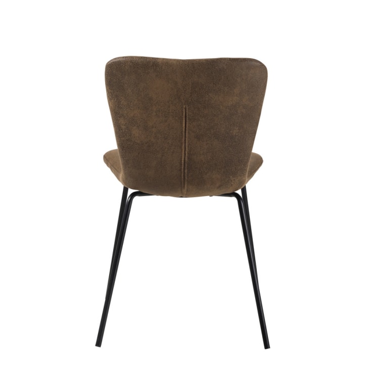 Maisons Du Monde Mira - Silla De Antelina Marrón Efecto Envejecido