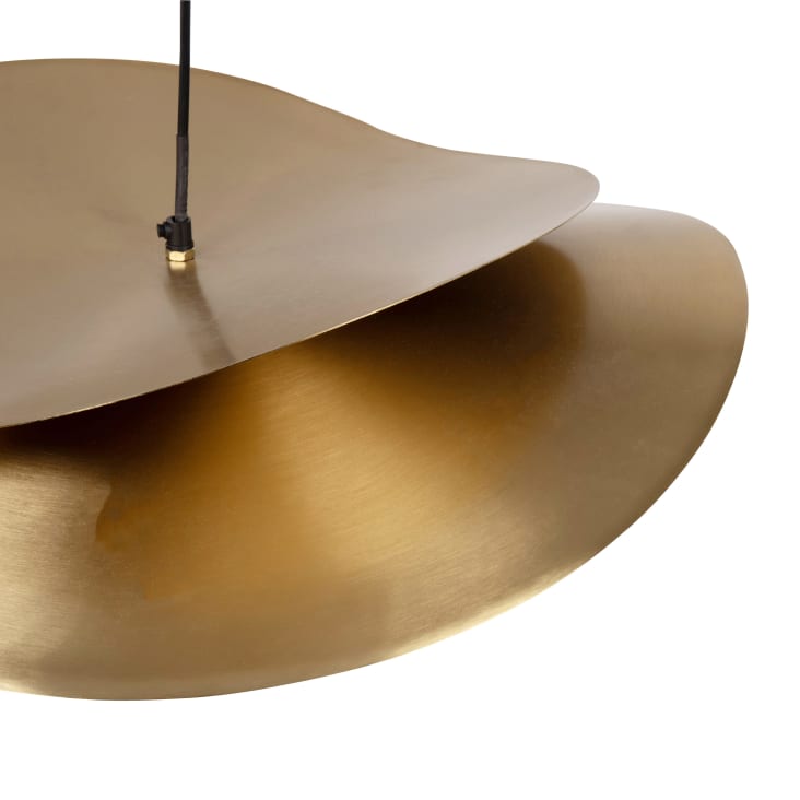 Maisons Du Monde MIRAMARE - Lámpara De Techo Ligera De Hierro Dorado