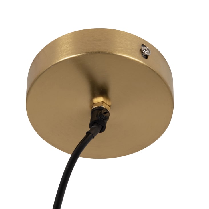 Maisons Du Monde MIRAMARE - Lámpara De Techo Ligera De Hierro Dorado