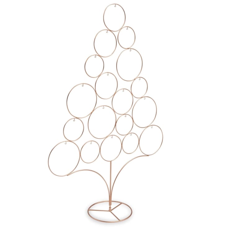 Maisons Du Monde Modern Copper - Árbol De Navidad Decorativo De Metal Dorado Alt.95