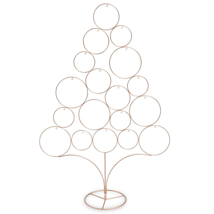Maisons du Monde Modern Copper - Árbol de Navidad decorativo de metal dorado Alt.95