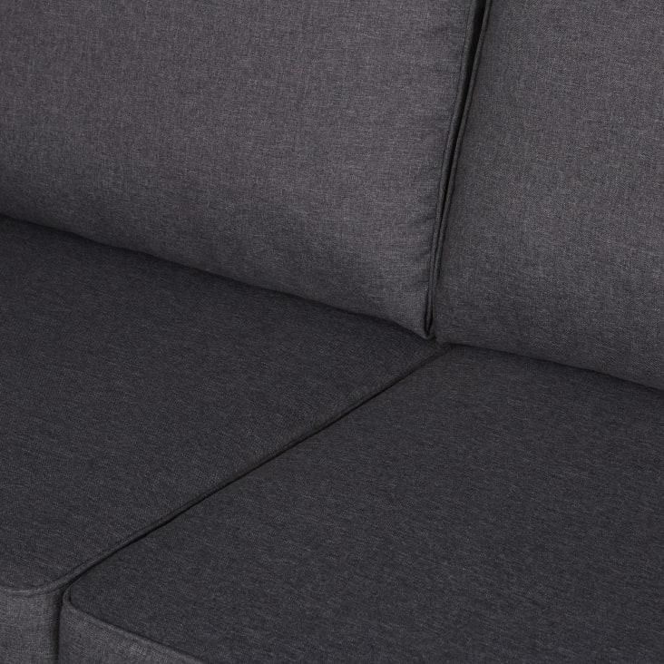 Maisons Du Monde Montréal - Sofá Cama De 3/4 Plazas De Tela Gris Antracita