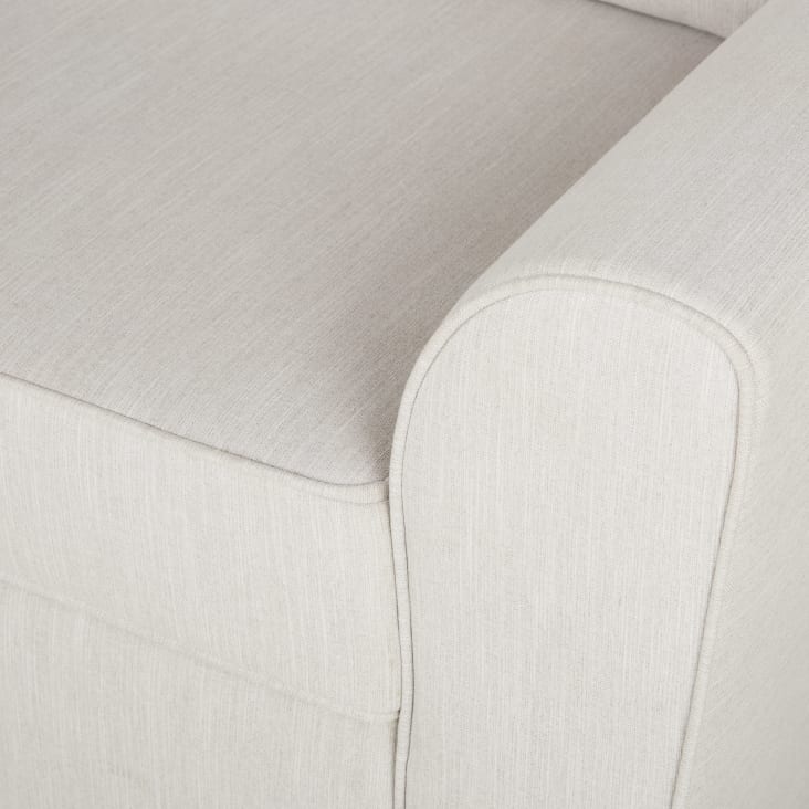 Maisons Du Monde Montréal - Sofá Cama De 3/4 Plazas De Tela Gris Claro