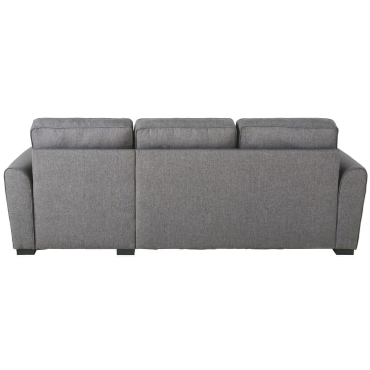 Maisons Du Monde Montréal - Sofá Rinconera De 3/4 Plazas De Tela Gris