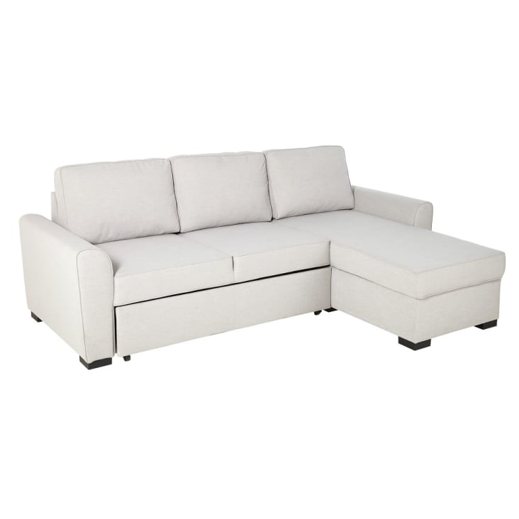 Maisons Du Monde Montréal - Sofá Rinconera De 3/4 Plazas Gris Claro