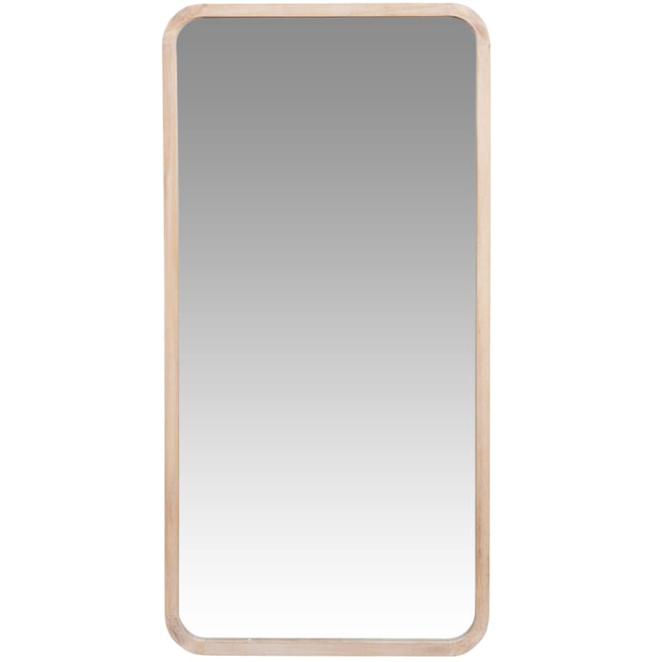 Maisons du Monde MOOD - Espejo de madera de paulonia 60 x 120 cm