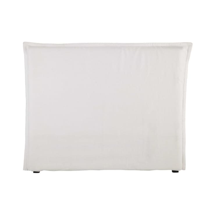 Maisons du Monde Morphee - Funda de cabecero 140 de lino lavado blanco - Morphée