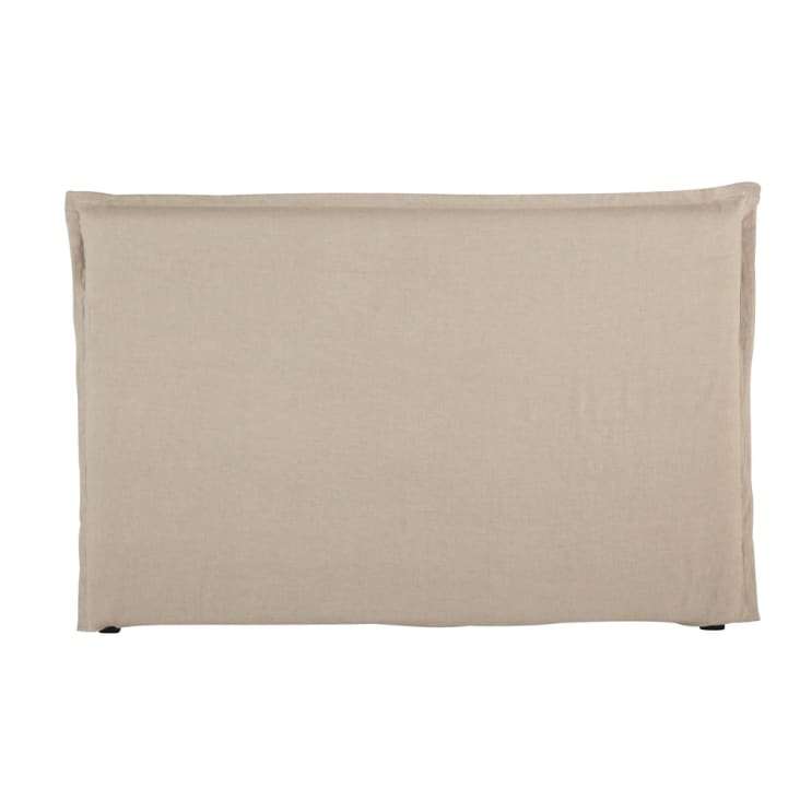 Maisons du Monde Morphée - Funda de cabecero 180cm de lino lavado beige