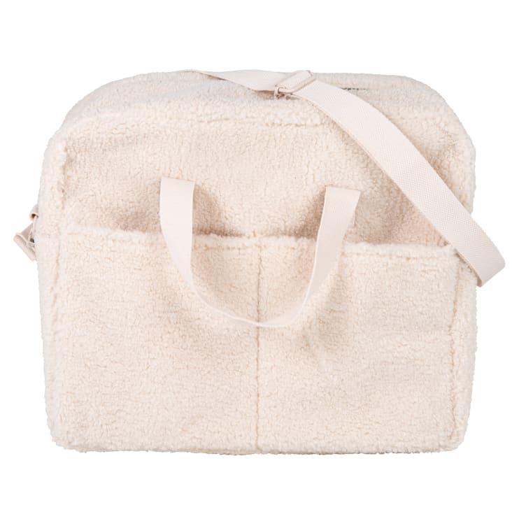 Maisons du Monde Mouton - Bolso cambiador de tela de rizo crudo