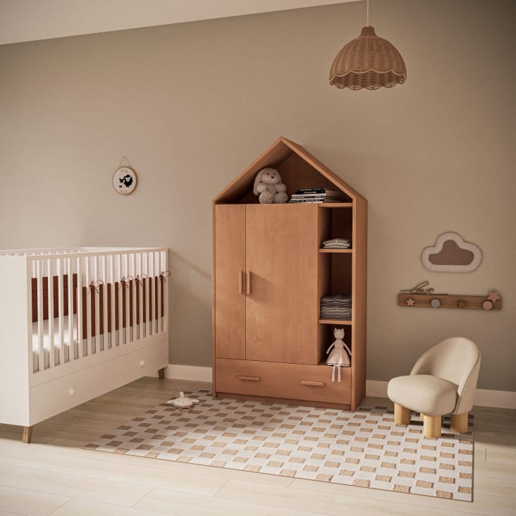 Maisons Du Monde Mouton - Espejo Infantil Con Forma De Nube De 35x24