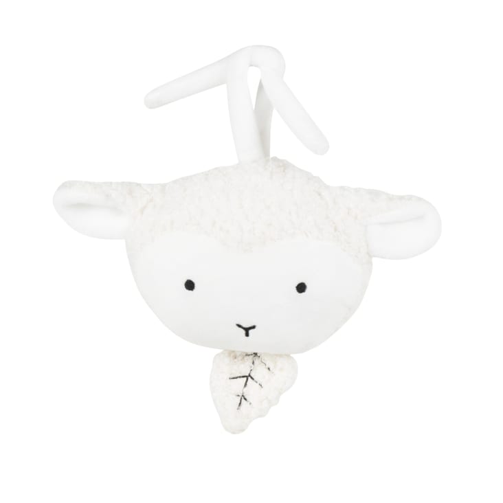 Maisons du Monde Mouton - Oveja de peluche musical color crudo