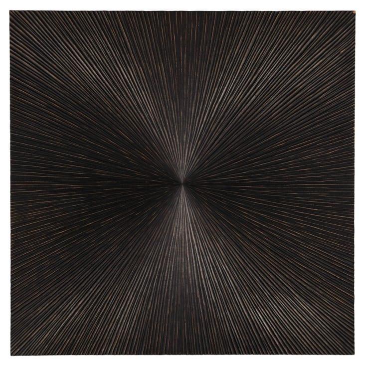 Maisons du Monde Nairobi - Decoración de pared con imitación a madera esculpida 120x120