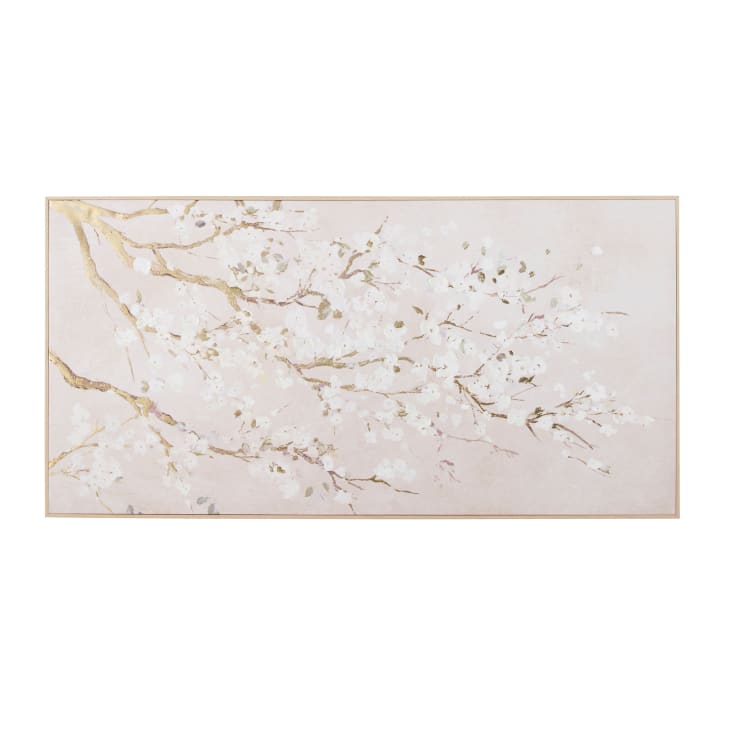 Maisons du Monde Namos - Cuadro beige y dorado de 132x67 cm