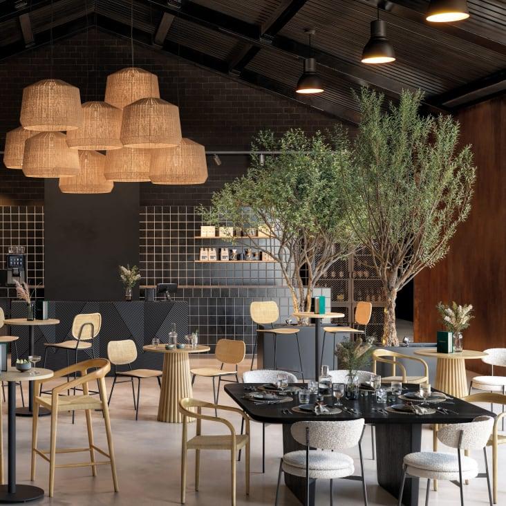 Maisons Du Monde NAROH - Pantalla Para Lámpara De Techo De Yute D. 60