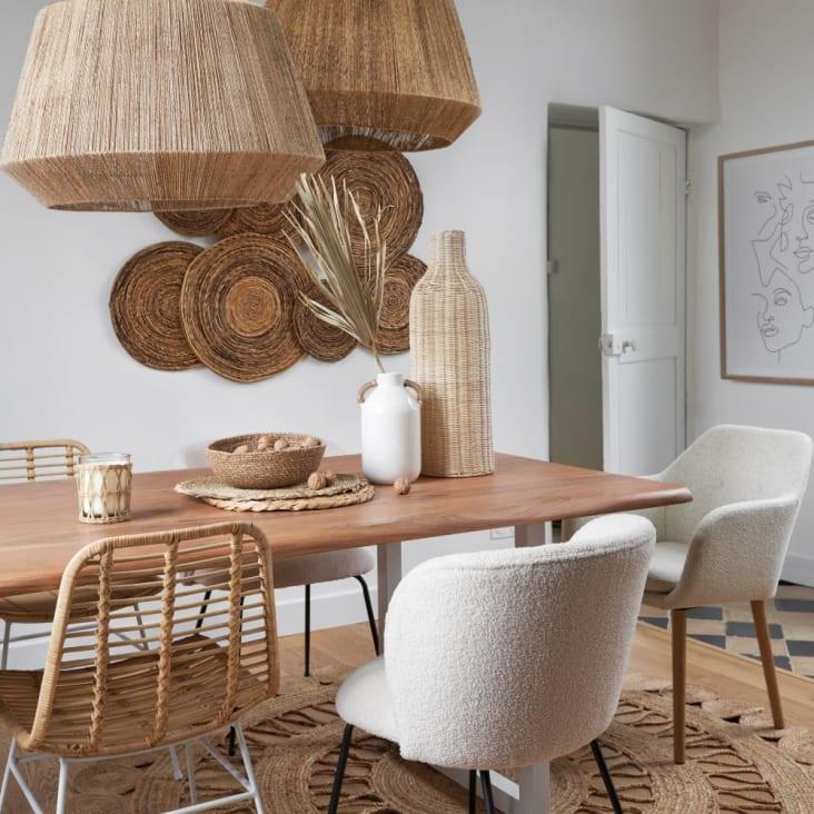 Maisons Du Monde NAROH - Pantalla Para Lámpara De Techo De Yute D. 60