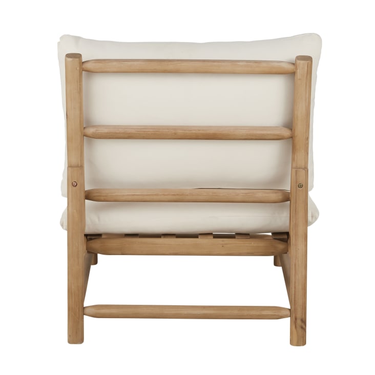 Maisons Du Monde Negara - Módulo Para Sofá De Exterior De Acacia Y Poliéster Reciclado Color Crudo