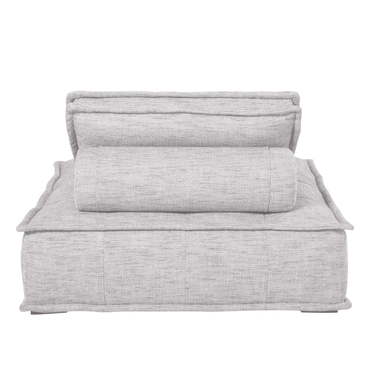 Maisons Du Monde Neo Elementary - Módulo Para Sofá Gris Claro Moteado