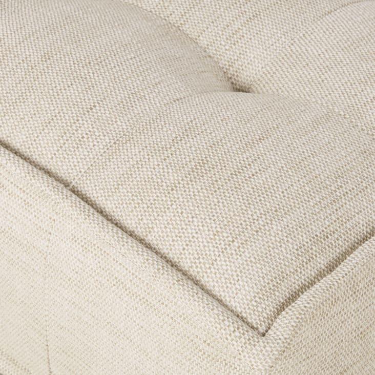 Maisons Du Monde Neo Elementary - Puf De Tela Reciclada De Color Arena