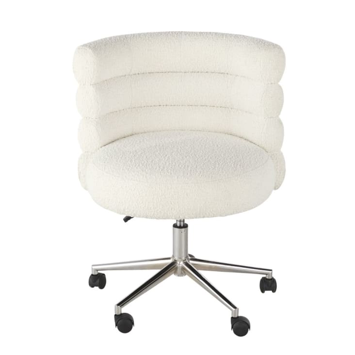 Maisons Du Monde Newbury Business - Silla De Escritorio Profesional De Rizo Cde Poliéster Reciclado Olor Crudo