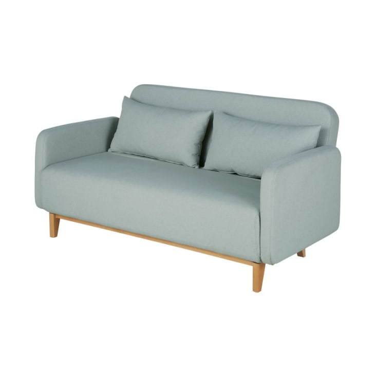Maisons Du Monde Nia - Sofá Cama De 2/3 Plazas Verde Agua