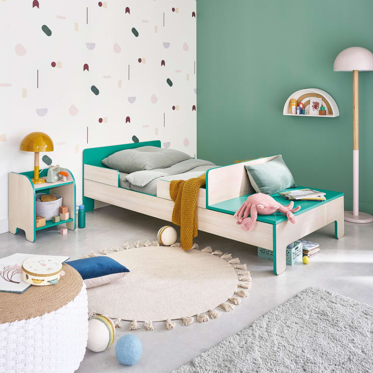 Maisons Du Monde NINA - Alfombra Redonda De Algodón Color Crudo Con Borlas D.100