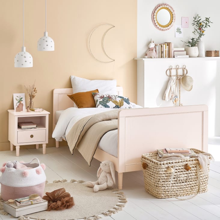 Maisons Du Monde NINA - Alfombra Redonda De Algodón Color Crudo Con Borlas D.100