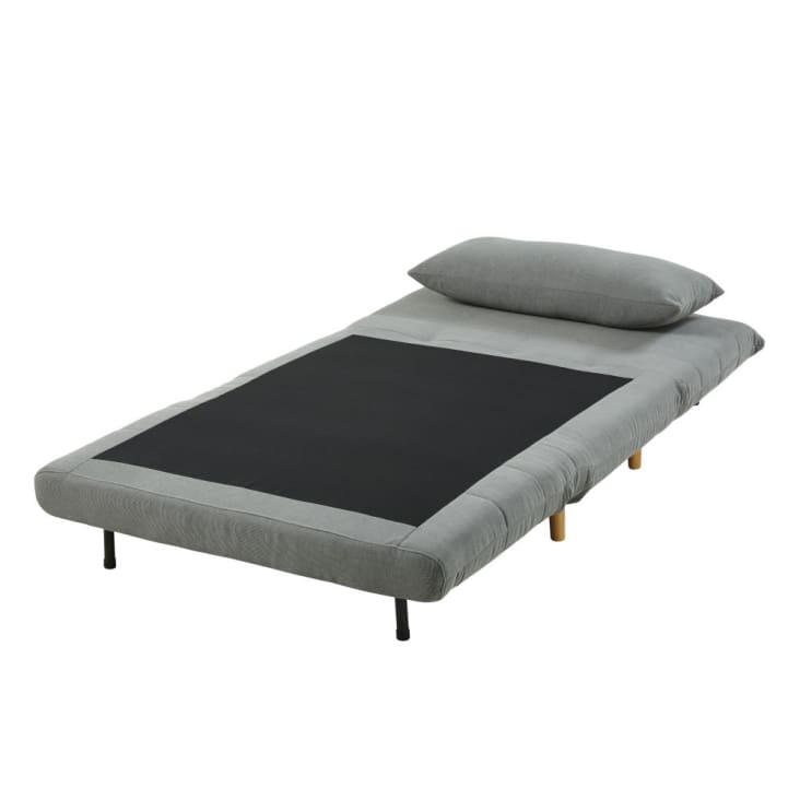 Maisons Du Monde Nio - Sofá Cama De 1 Plaza Gris Claro