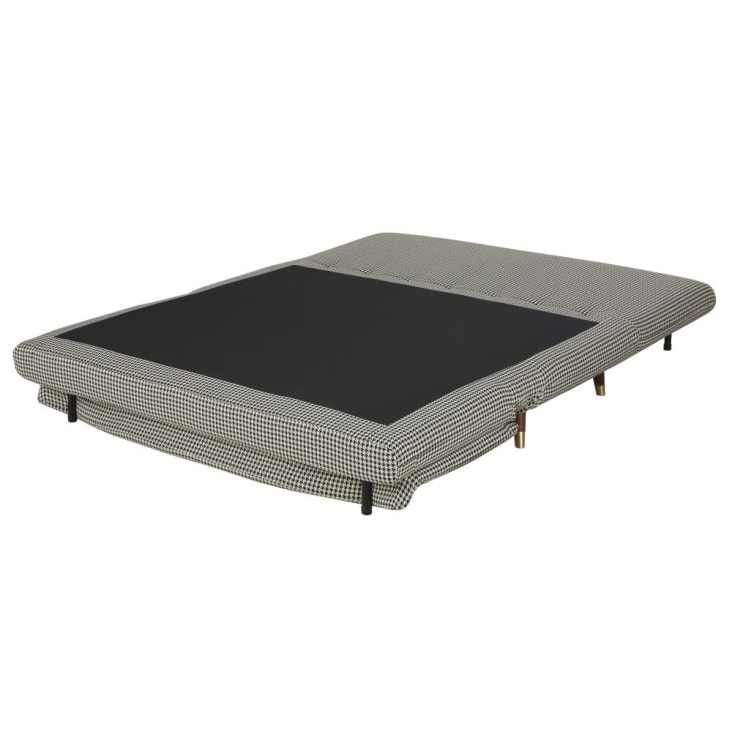 Maisons Du Monde Nio - Sofá Cama De 2 Plazas Con Estampado De Pata De Gallo