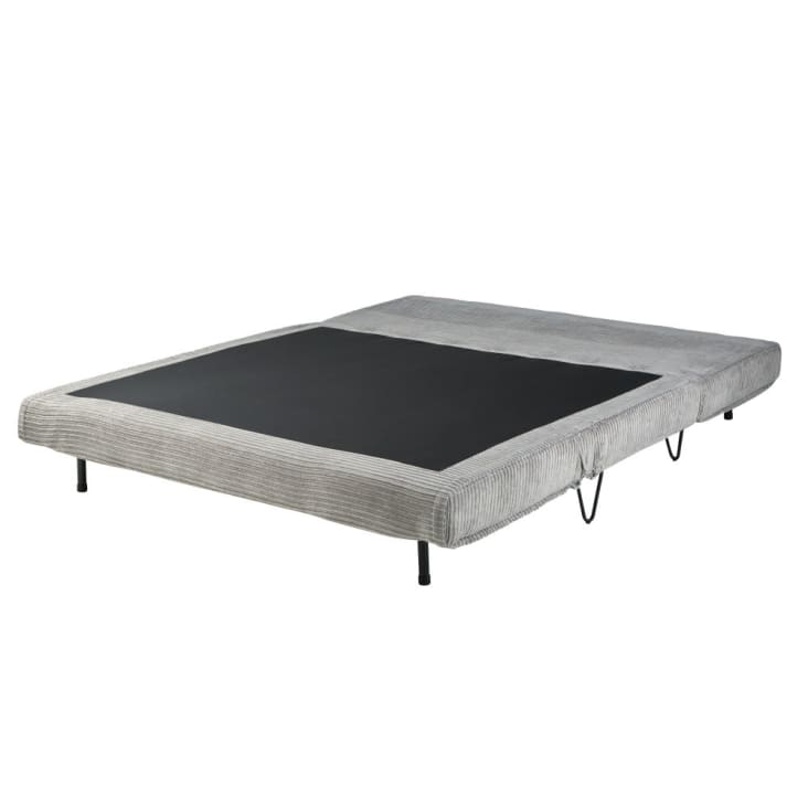 Maisons Du Monde Nio - Sofá Cama De 2 Plazas De Terciopelo Gris Claro