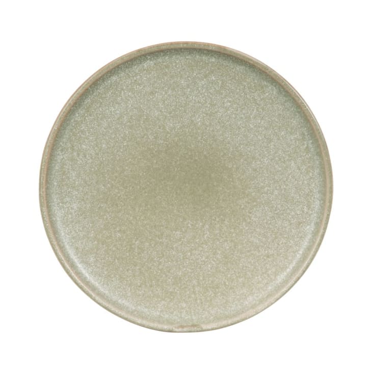 Maisons Du Monde NIWA - Lote De 4 - Plato De Postre De Gres Verde